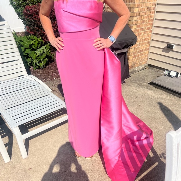 Solace London Kelsey Strapless Pink Dress - Picture 9 of 9